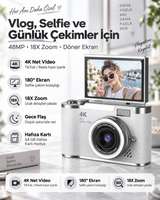 4K UHD Retro Dijital Kamera